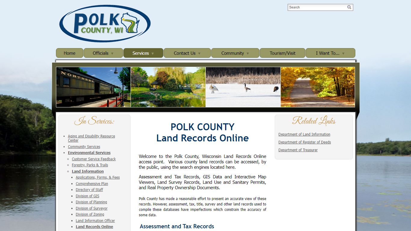 Land Records Online - Polk County, Wisconsin